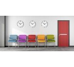 Pendule Unilux maxi pop gris métal