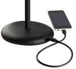 Lampe de bureau led Unilux easy noire prise europe