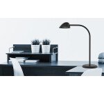 Lampe de bureau led Unilux easy noire prise europe