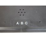 Pendule Unilux led flo noir prise européenne