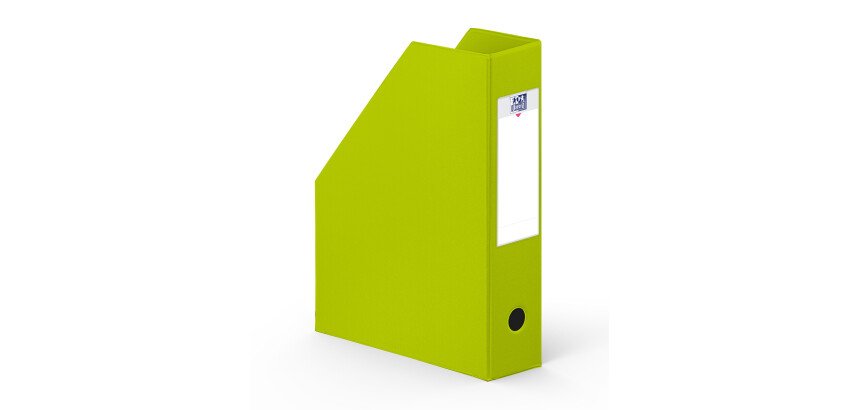 Porte-revues Oxford a4 dos 7cm couverture carte rigide recouverte de pvc vert clair