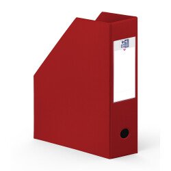 Porte-revues Oxford a4 dos 10cm couverture carte rigide recouverte de pvc rouge