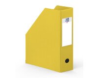 Porte-revues Oxford a4 dos 10cm couverture carte rigide recouverte de pvc jaune