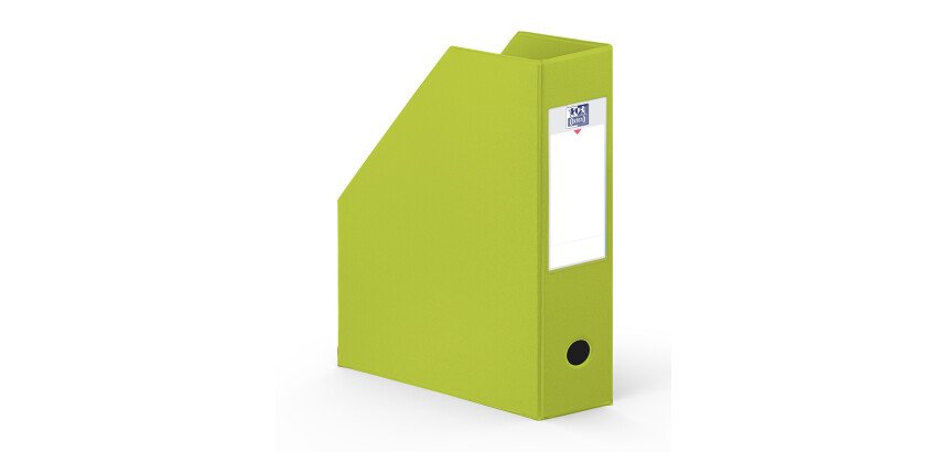 Porte-revues Oxford a4 dos 10cm couverture carte rigide recouverte de pvc vert clair