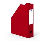 Porte-revues Oxford a4 dos 7cm couverture carte rigide recouverte de pvc rouge