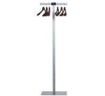 Portemanteau Unilux spirit gris métal + 6 cintres