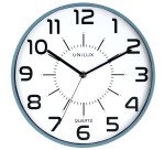 Pendule Unilux pop bleu