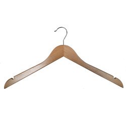 Lot 25 cintres en bois Unilux vesta