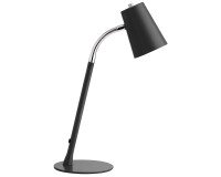 Lampe de bureau led Unilux flexio2 prise europe noir