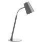 Lampe de bureau led Unilux flexio2 prise europe gris métal
