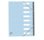 Trieur standard Oxford a4 8 positions couverture carte assortis