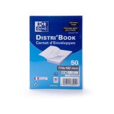 Bloc de 50 enveloppes Oxford 114x162  auto adhesive precasee ouverture facile - blanc