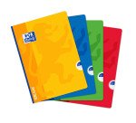 Cahier Oxford OpenFlex A4 grands carreaux Seyès 192 pages brochées couverture polypro coloris assortis