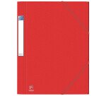 Chemise 3 rabats Oxford Eurofolio+ prestige A4 avec élastique couverture carte