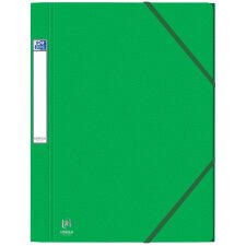 Chemise 3 rabats Oxford eurofolio+ prestige a4 avec élastique couverture carte vert