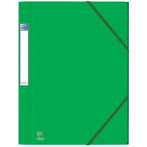 Chemise 3 rabats Oxford eurofolio+ prestige a4 avec élastique couverture carte vert