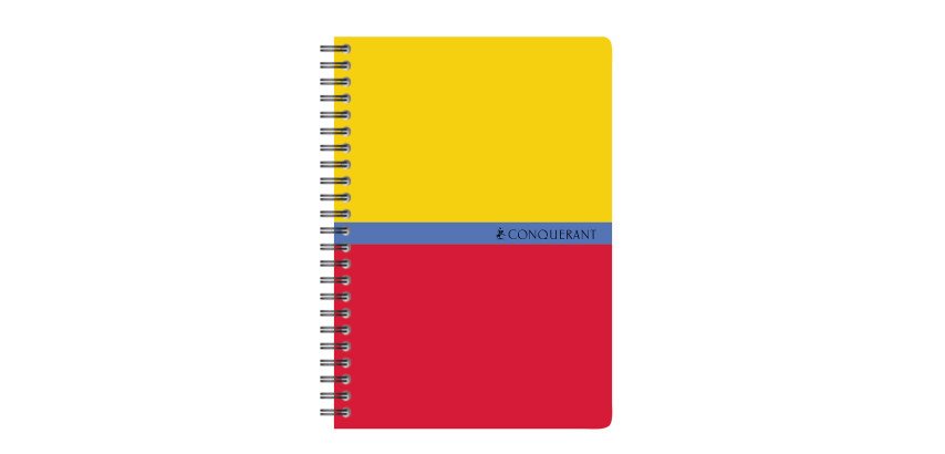 Spiral notebook Conquérant 10.5 x 14.8 cm 5 x 5 mm 100 pages