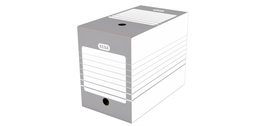 Pack 20 Boites D'Archivage Elba D20 Automatique Gris Pacx20