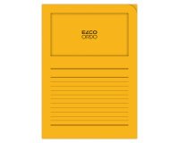 Boite de 100 pochettes-coin Elco ordo classico 22x31cm papier épaisseur 120g jaune pastel