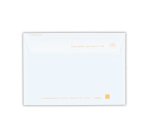 Boite de 100 enveloppes Oxford 114x162  auto adhésives precasees inviolables blanc