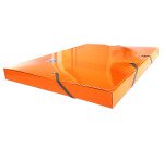 Boîte Oxford capacité standard Color Life 24x32cm dos 25mm avec élastique couverture carte pelliculée coloris assortis