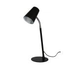 Lampe de bureau led Unilux flexio2 prise europe noir
