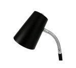 Lampe de bureau led Unilux flexio2 prise europe noir