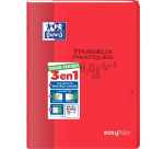 Cahier de travaux pratiques Easybook Oxford agrafe 240x320 80pages seyes/uni assorti