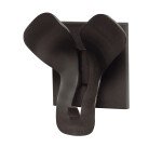 Patère trio magnétique Unilux noir