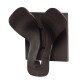 Patère trio magnétique Unilux noir