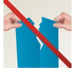 Boite de 10 dossier suspendu tiroir Elba pp design a4 fond v capacité 100 feuilles couverture polypro assortis