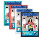 Chemise à élastique 3 rabats polypropylène personnalisable Oxford Polyvision 24 x 32 cm couleurs assorties