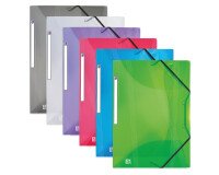 Chemise 3 rabats Oxford hawaï a4 avec élastique couverture polypro coloris assortis