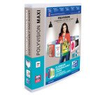 Classeur Oxford polyvision a4+ dos45 4anneaux en d polypro translucide incolore