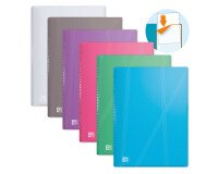 Protège-documents Oxford hawaï a4 160 vues / 80 pochettes couverture polypro coloris assortis