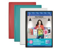 Protège-documents Oxford polyvision a4 200 vues / 100 pochettes couverture polypro opaque coloris assortis