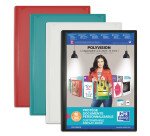 Protège-documents Oxford polyvision a4 40 vues / 20 pochettes couverture polypro  opaque assorti