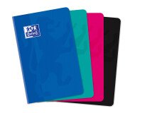 Carnet Oxford color life 11x17cm petits carreaux 5mm 192 pages brochées couverture carte coloris assortis