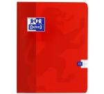 Carnet Oxford Color Life 17x22cm grands carreaux Seyès 192 pages brochées couverture carte coloris assortis