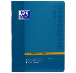 Cahier Oxford enseignants maternelle et élémentaire 24x32cm réglure spécifique 100 pages agrafées coloris assortis