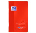 Carnet Oxford infinium 9x14cm petits carreaux 5mm 96 pages agrafées couverture synthétique coloris assortis