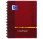 Cahier Oxford enseignants professeur principal A4+ réglure spécifique 156 pages reliure spirale coloris assortis