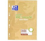 Feuillets mobiles 200 pages séyès format A4 21 x 29,7 cm Oxford - perforés