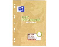 Feuillets mobiles 200 pages séyès format A4 21 x 29,7 cm Oxford - perforés