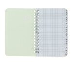 Répertoire Oxford Color Life 9x14cm petits carreaux 5mm 100 pages reliure spirale couverture carte coloris assortis