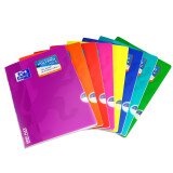 Cahier openflex a4 grands carreaux seyès 96 pages agrafées couverture polypro assorti