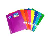Cahier openflex a4 grands carreaux seyès 96 pages agrafées couverture polypro assorti