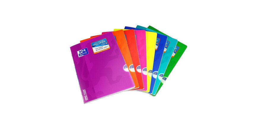 Cahier OpenFlex A4 grands carreaux Seyès 96 pages agrafées couverture polypro