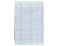 Bloc de bureau agrafé Color Life Oxford  21 x 29,7  grands carreaux 160 pages