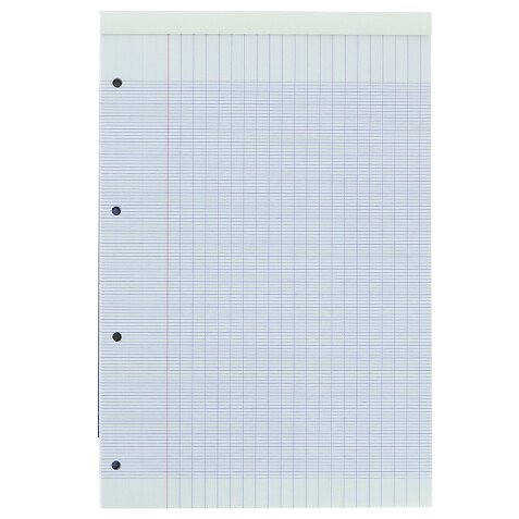 Bloc de bureau agrafé Color Life Oxford  21 x 29,7  grands carreaux 160 pages